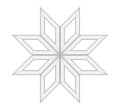 Dekra-Lite 7' Lopra Illuminated Snowflake