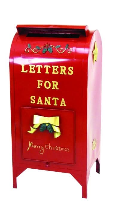 Letters to Santa Metal Mailbox - Small