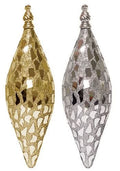 Dekra-Lite - Gold & Silver Mirrored Finials Side by Side