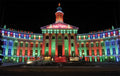 Dekra-Lite RGBW LED Wall Washer Lights on Building
