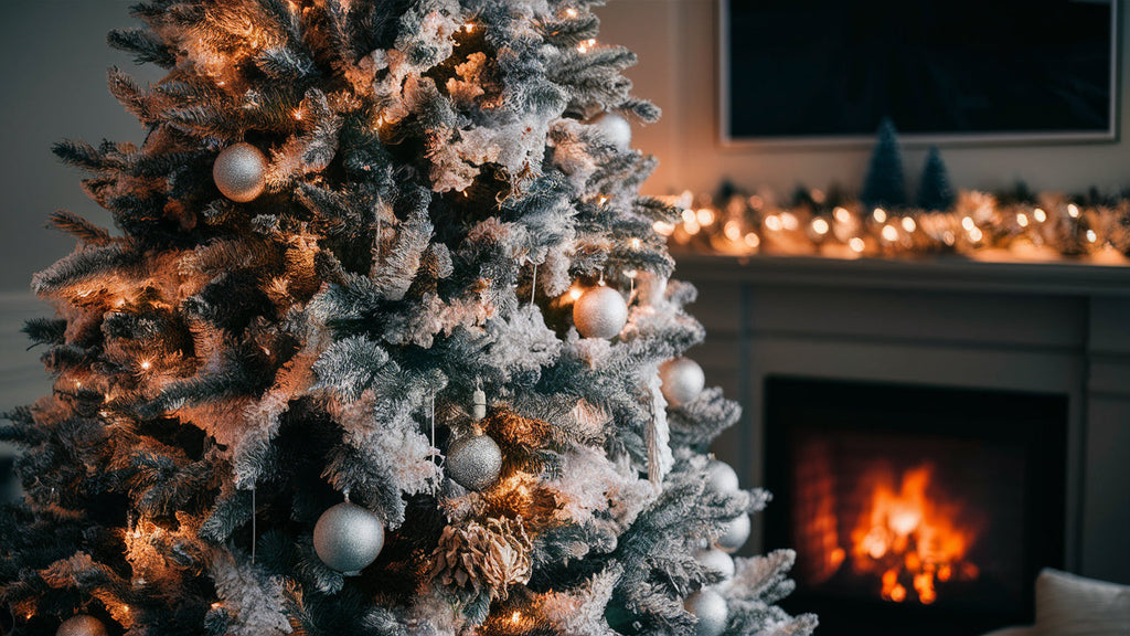How to flock a Christmas tree?