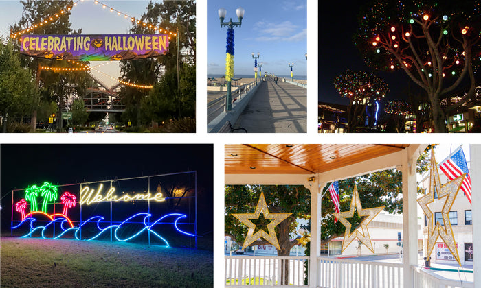 Five seasons worth of decor.