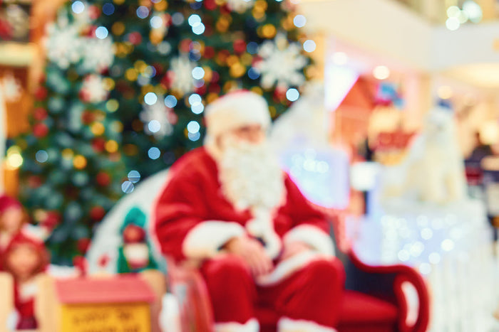 Santa at the mall.