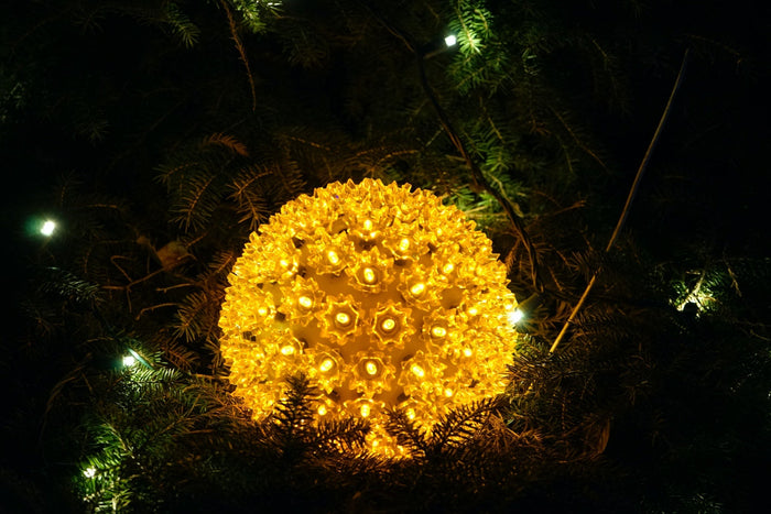 Warm White LED Light Spheres