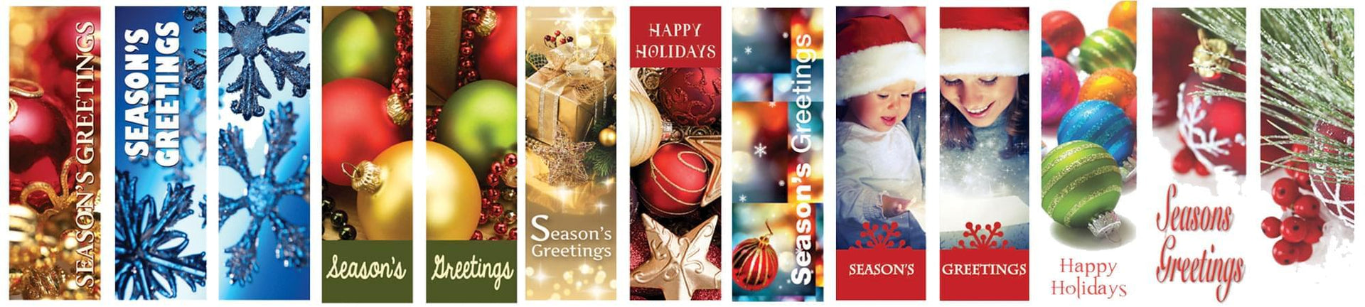 Photographic Holiday Banners