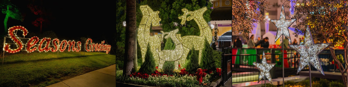 Lighted Commercial Christmas Décor