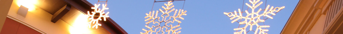 LED Ropelight Snowflakes