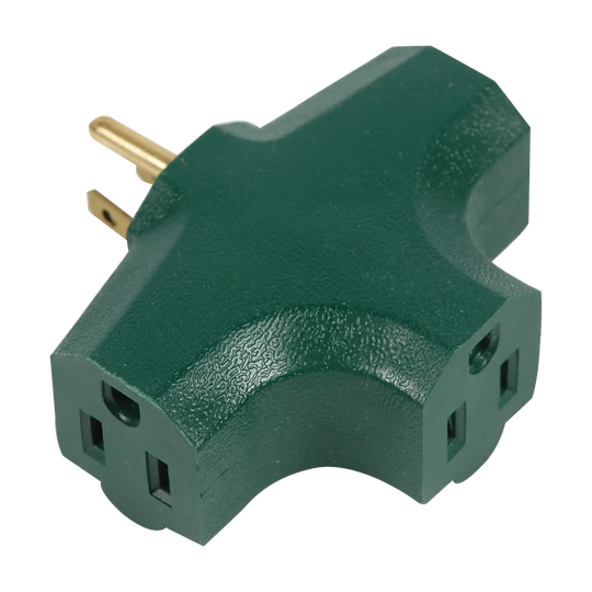 15 amp, 120v T-Triple Adapter