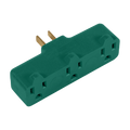 15 amp, 120v Cobra Head Triple Adapter