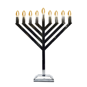 LED Chrome Menorah
