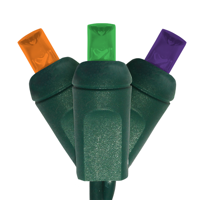 Dekra-Lite 5mm Reflective Orange, Green, and Purple LED Mini Lights
