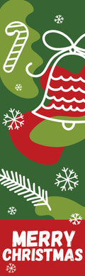 Abstract Christmas Single Vinyl Banner Dekra-Lite
