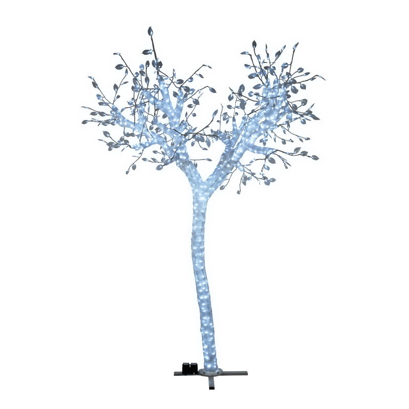 Acrylic Acacia Tree w- Cool White LED Lights