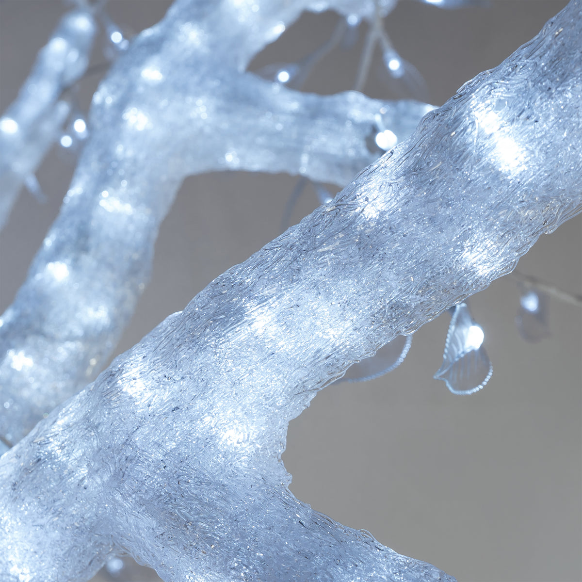Acrylic Acacia Tree w- Cool White LED Lights