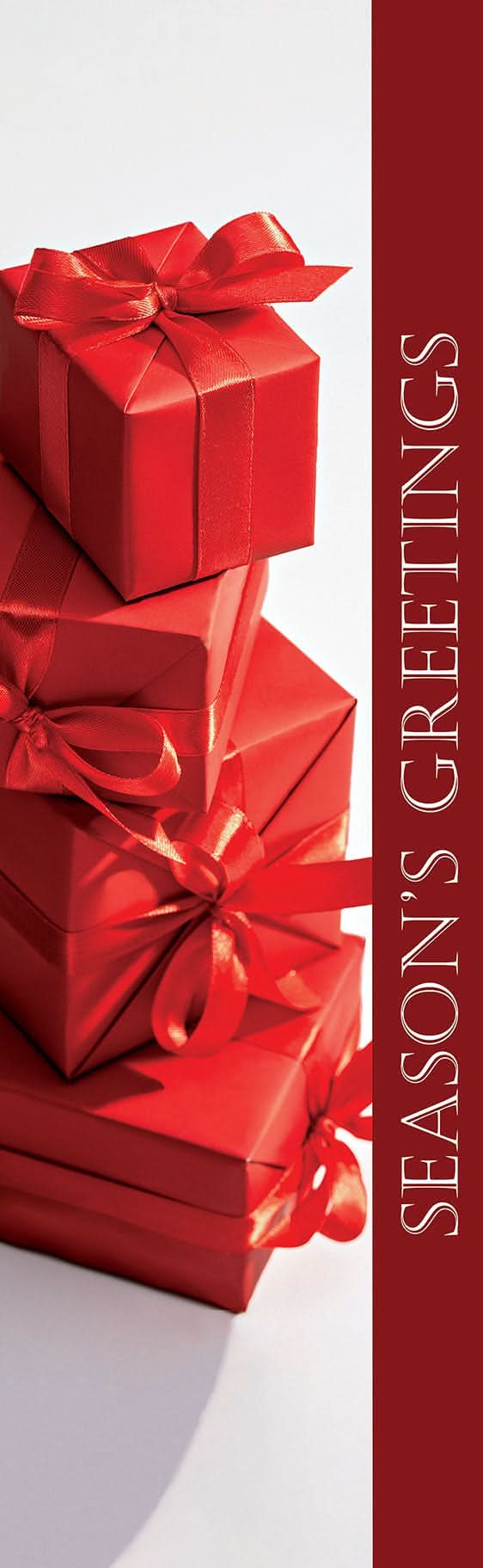 All Wrapped Up Single Vinyl Banner