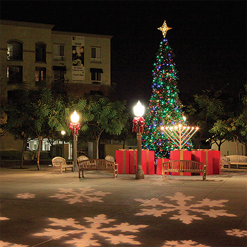 Dekra-Lite Menorah Scene Night Display