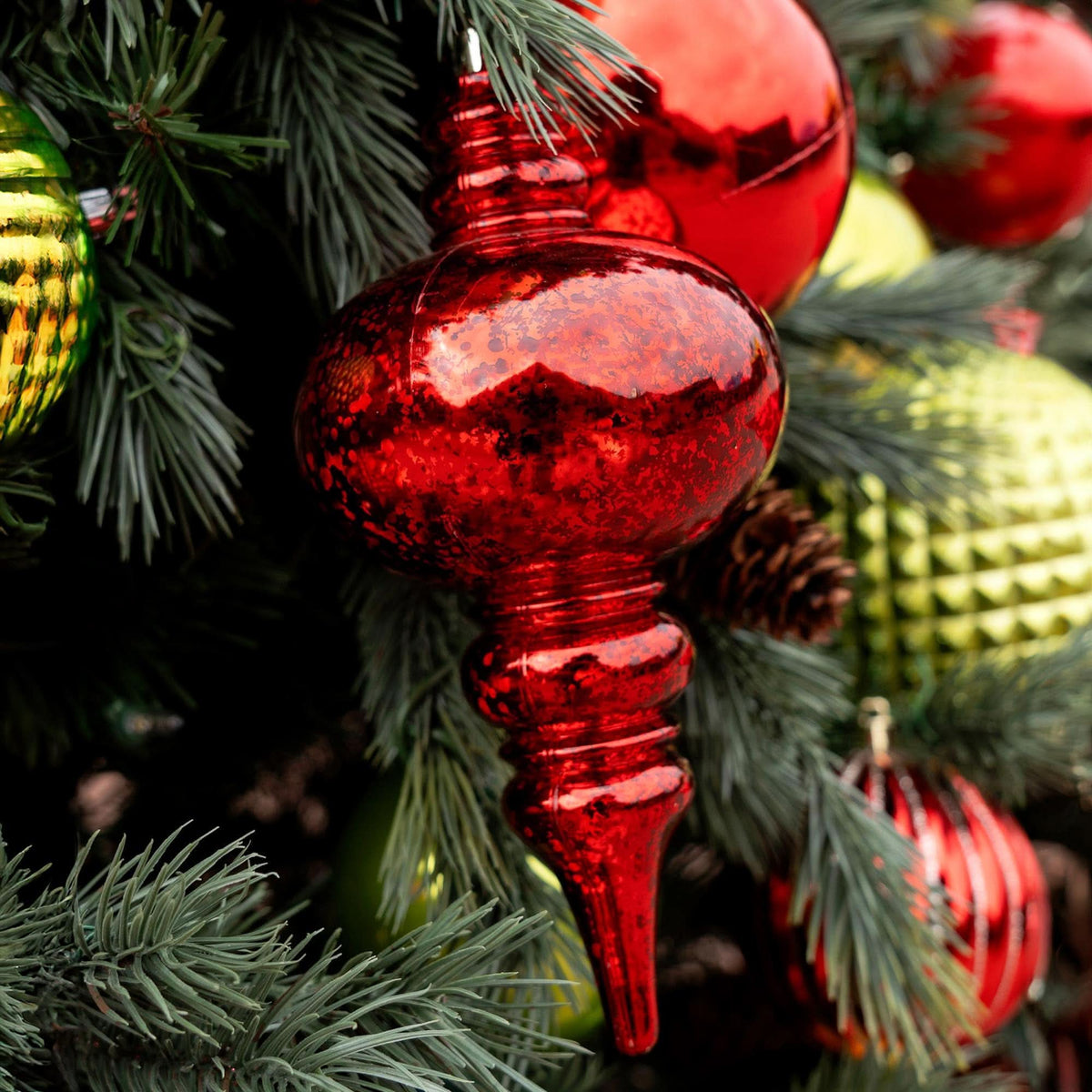 Mercury Finial Ornaments 13"