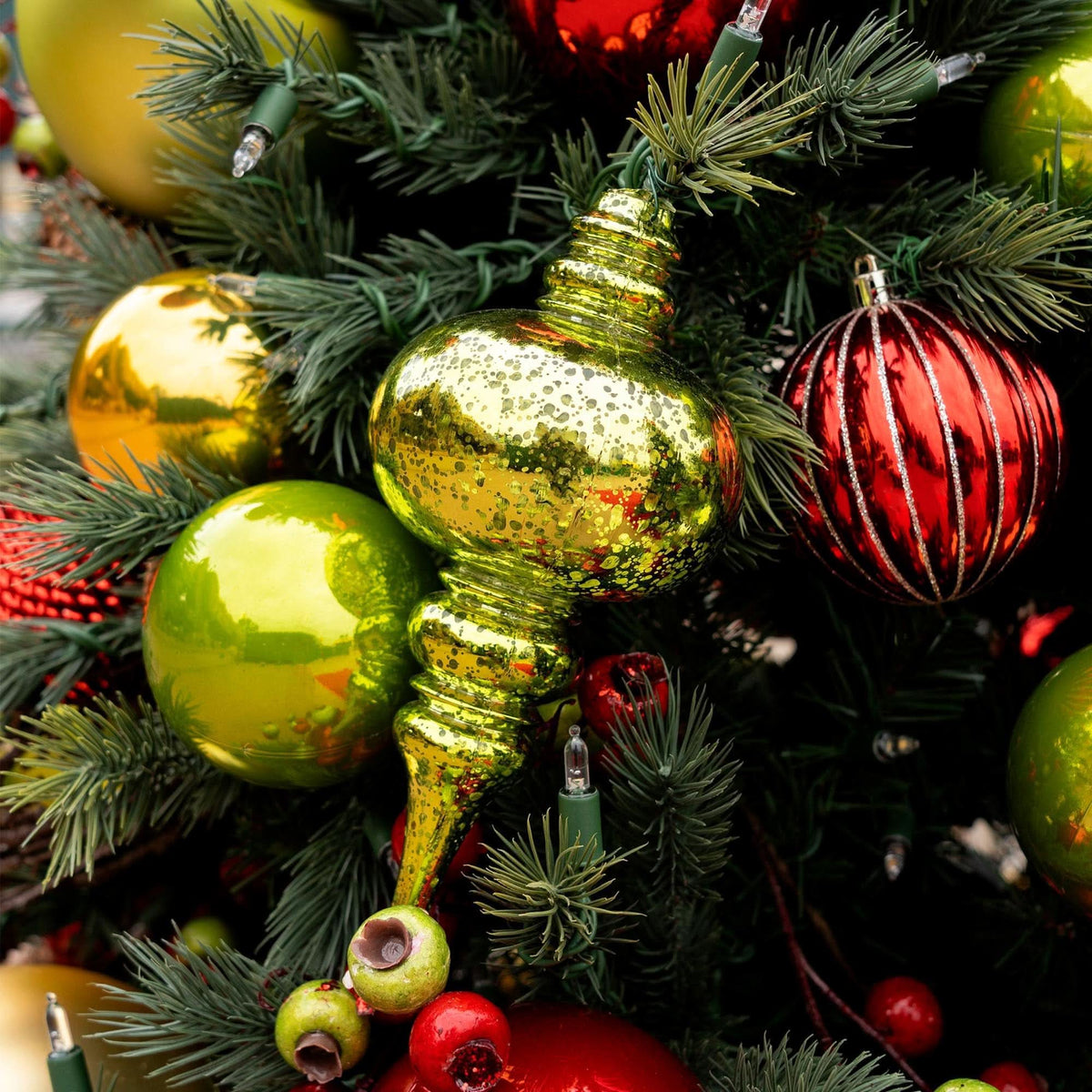 Mercury Finial Ornaments 13"