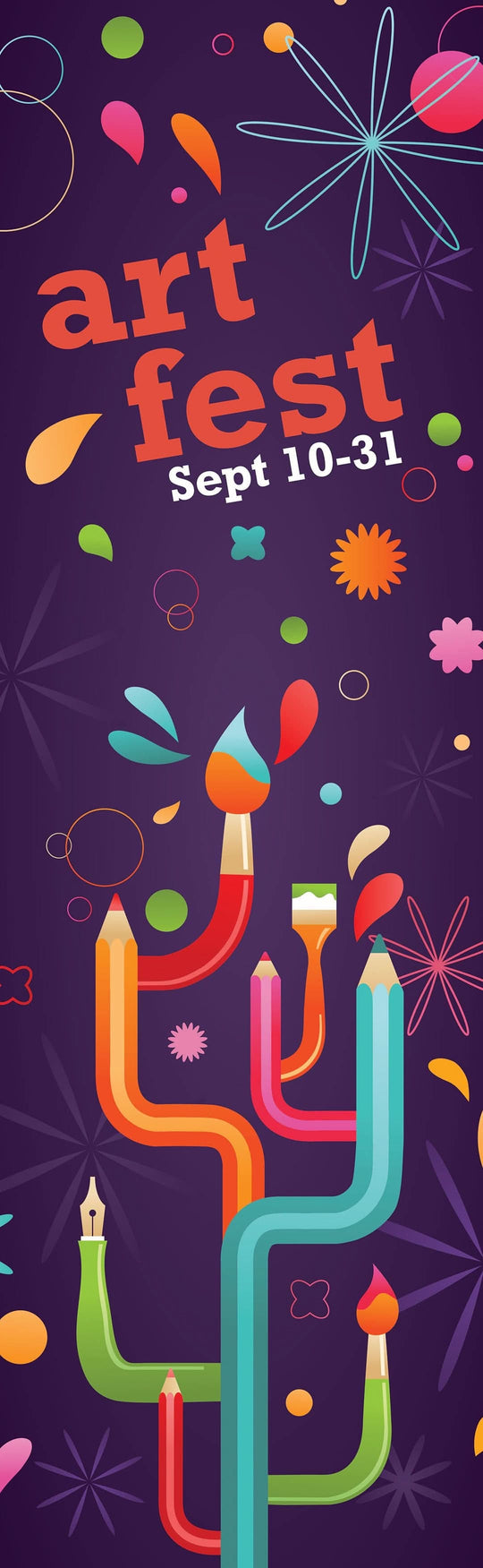 Art Fest Single Vinyl Banner