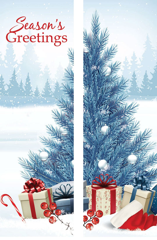 Blue Spruce Double Vinyl Banner Set