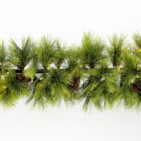 Bristle Pine Garland 10' Sections