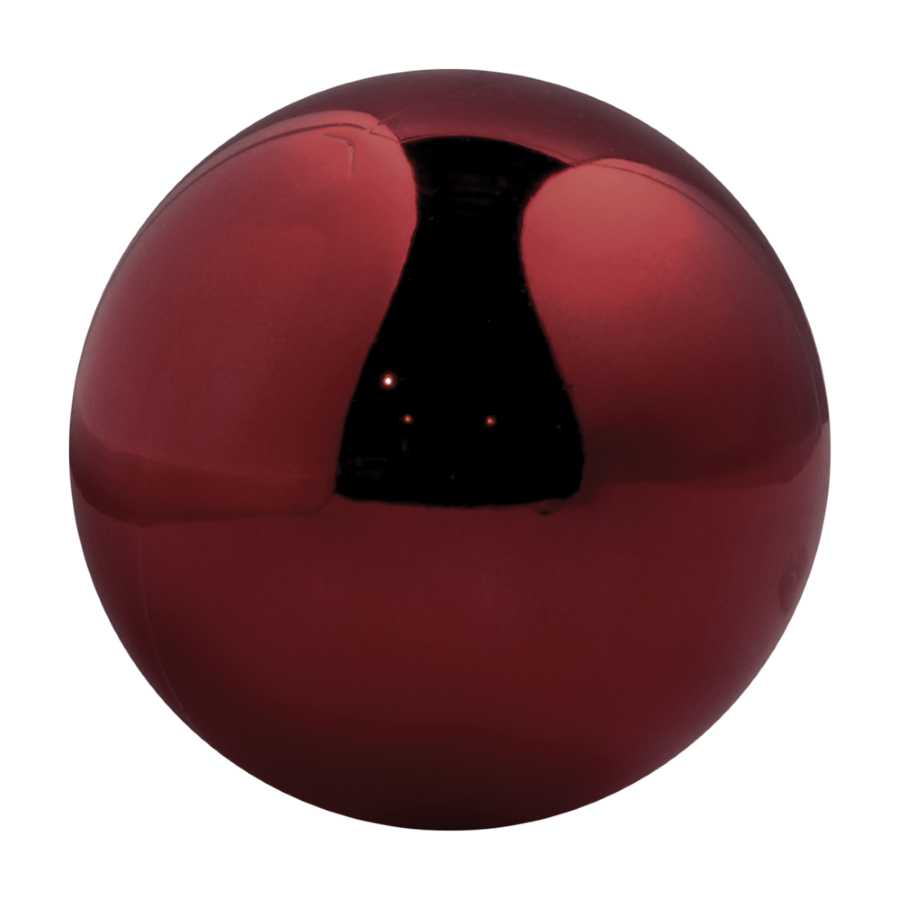 Dekra-Lite Large Burgundy Shiny Shatterproof Ornament