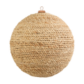 Burlap Round Ornaments