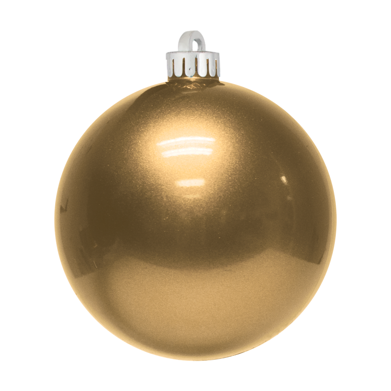 Dekra-Lite Gold Candy Apple Ornament