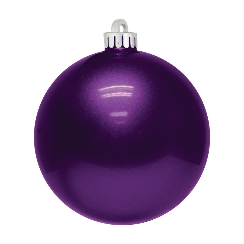 Dekra-Lite Purple Candy Apple Ornament