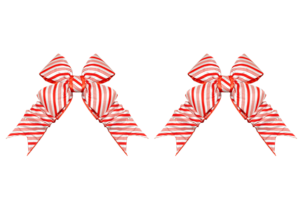 Candy Cane Structural Bow 18" and 24"