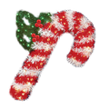 Dekra-Lite 6' Candy Cane with Holly LED Pole Mount