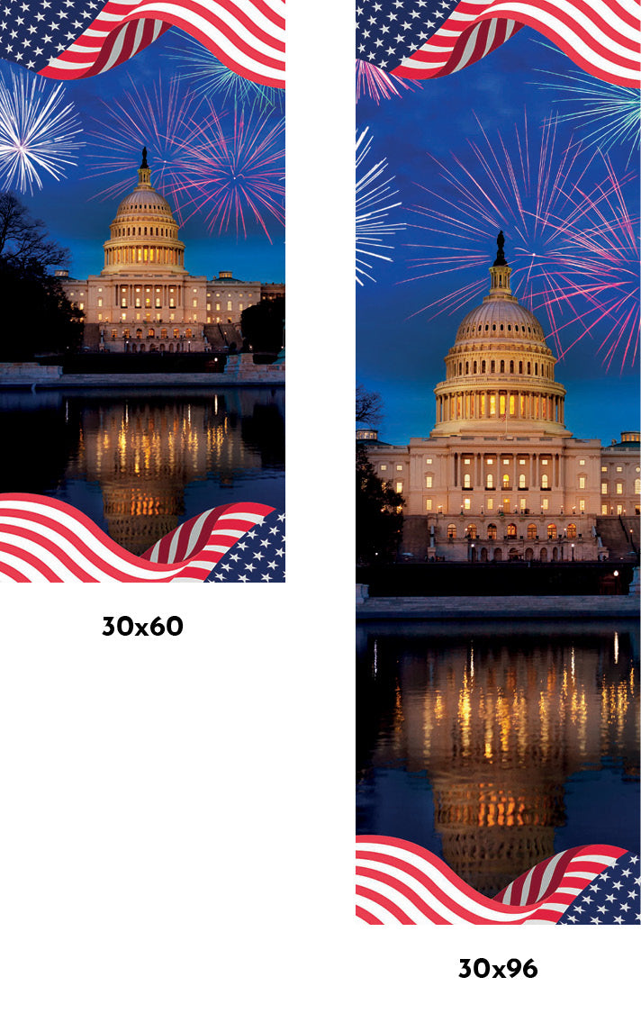Capitol Celebration Single Vinyl Banner
