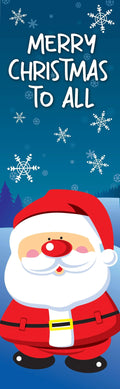 Cartoon Santa Single Vinyl Banner Dekra-Lite