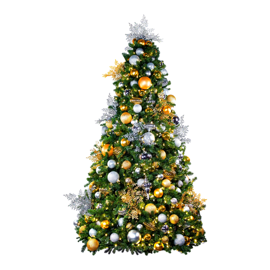 Christmas Elegance Pre-Decorated Trees