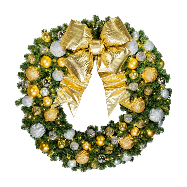 Elegant Pre-Decorated Wreaths