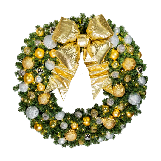 Elegant Pre-Decorated Wreaths