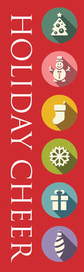 Christmas Icons Single Vinyl Banner Dekra-Lite