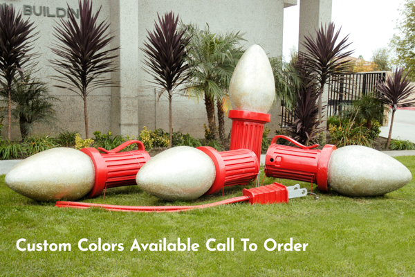 Giant Fiberglass Light Bulbs