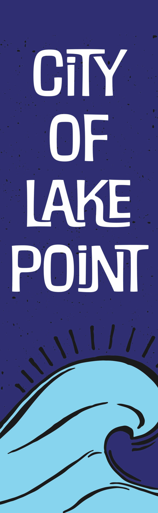 City of Lake Point Single Vinyl Banner