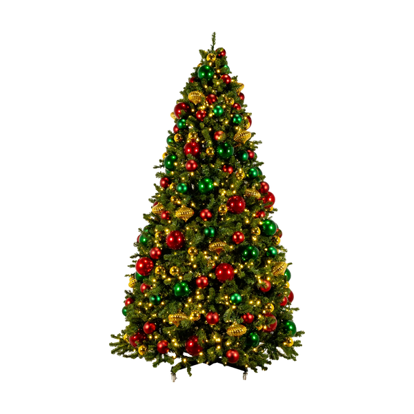 Classic Christmas Pre-Decorated Trees