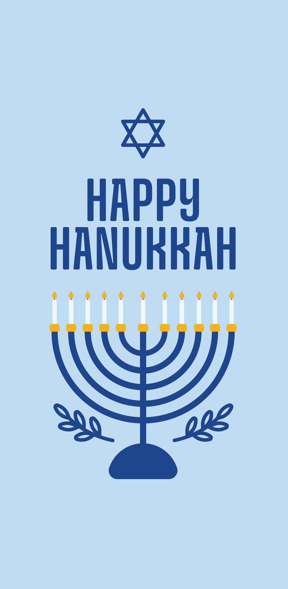 Classic Hanukkah Vinyl Banners