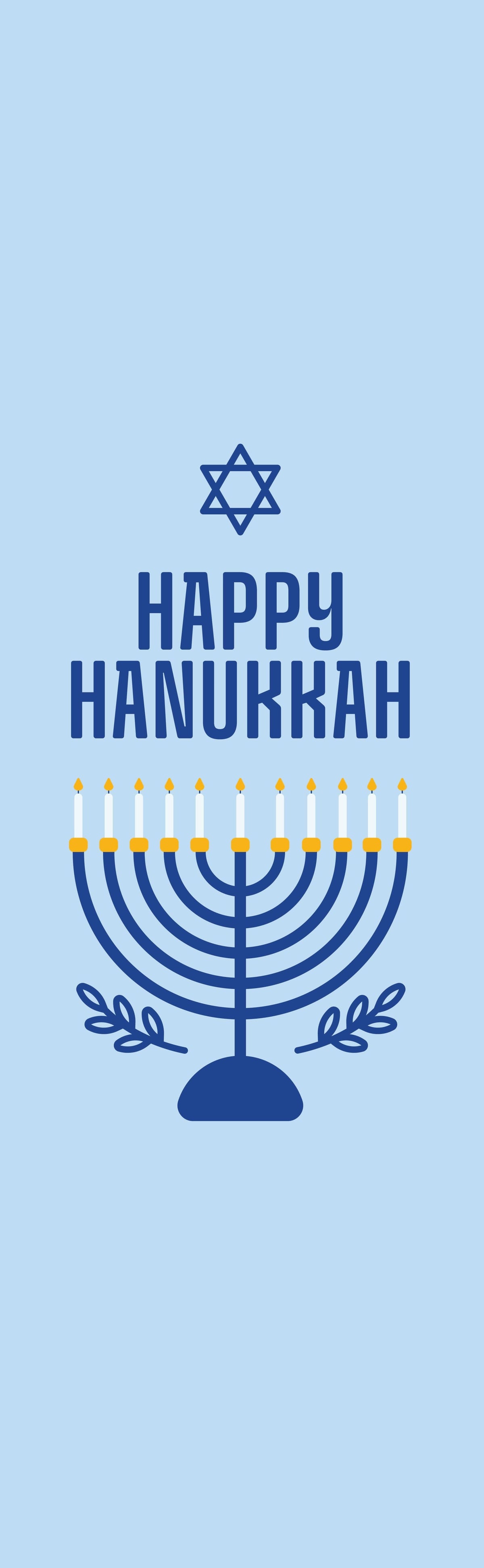 Classic Hanukkah Vinyl Banners