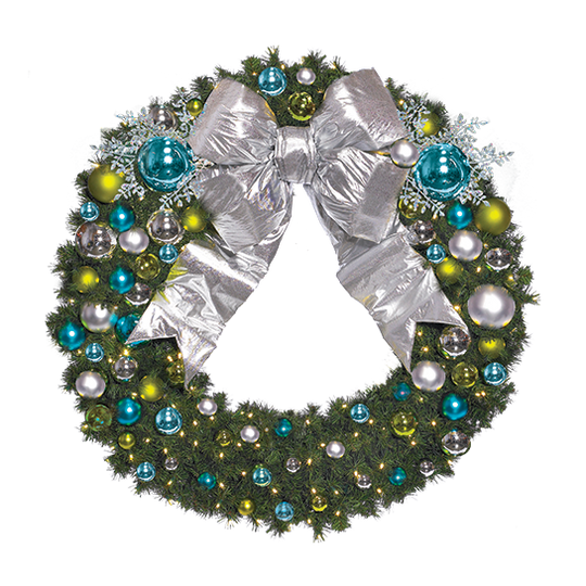 Coastal Christmas Pre-Decorated Wreaths