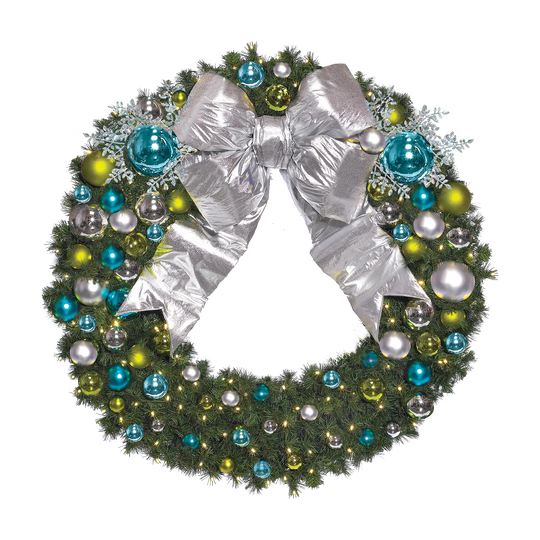 Coastal Christmas Pre-Decorated Wreaths