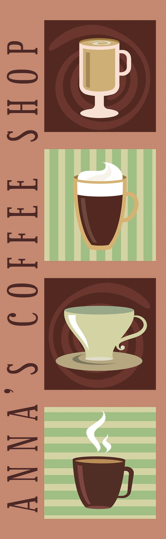 Coffee Shop Single Vinyl Banner