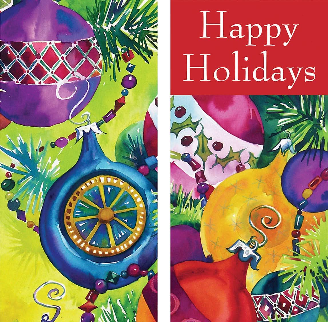 Colorful Ornament Double Vinyl Banner Set