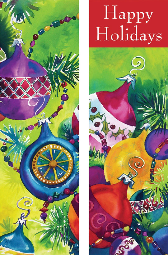 Colorful Ornament Double Vinyl Banner Set