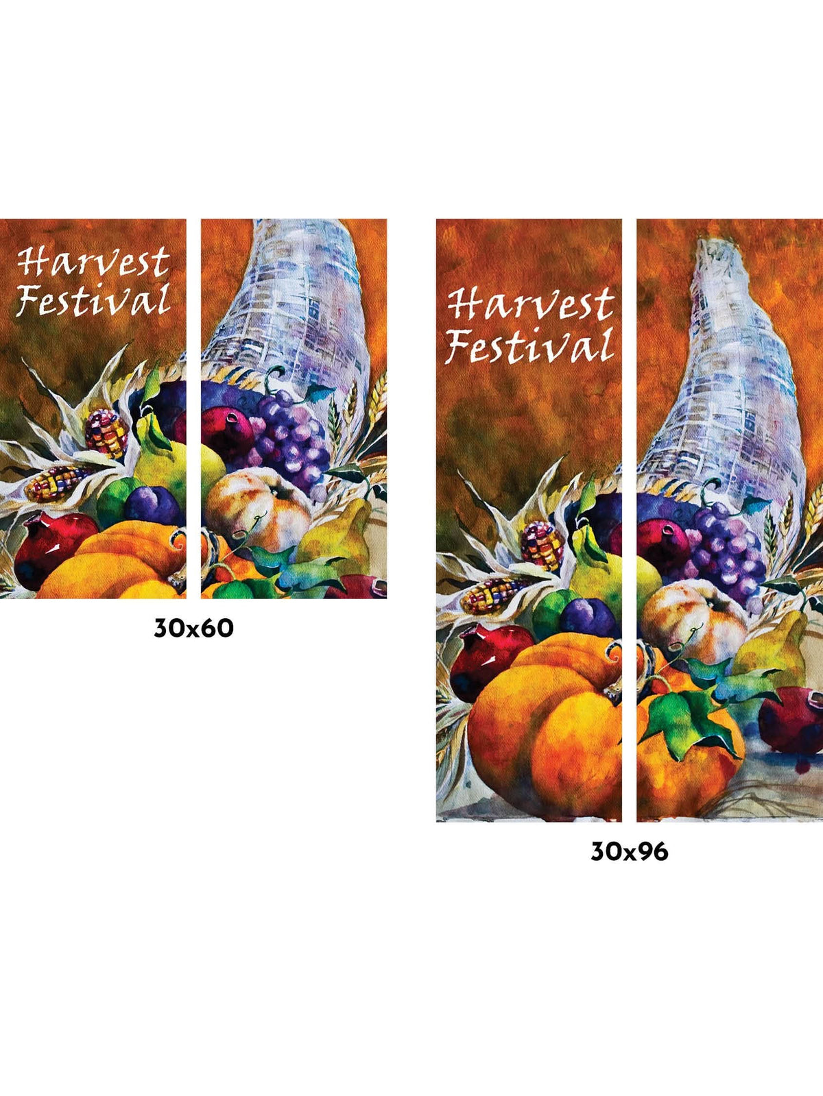 Cornucopia Double Vinyl Banner Set