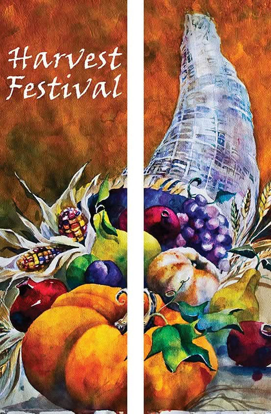 Cornucopia Double Vinyl Banner Set