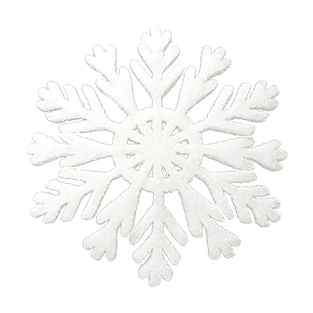 Dekra-Lite 18" Crystal Iced Flat Snowflake
